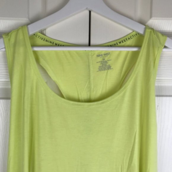 Nine West Active Tank Top Workout Neon NWT - Picture 3 of 6